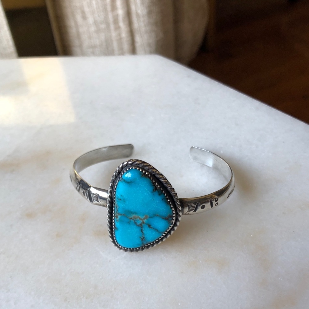 Turquoise cuff bracelet